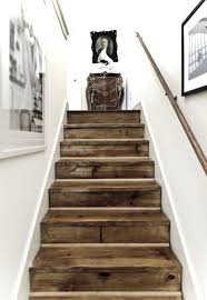 Real Wood Steps Barn Wood Stairs Diy Staircase Wood Stairs