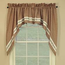 Shop kitchen curtains & drapes from the vermont country store. Country Swag Curtains Berry Vine Swags 72 X 36