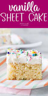Homemade Vanilla Cake Recipe Simplyrecipes Com Recipe Homemade Vanilla Cake Vanilla Sheet Cakes Vanilla Cake Recipe