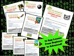 Mit App Inventor 12 Lesson Packet Make Apps By Teach N Learn Tpt In 2020 Technology Lesson Plans Technology Lessons Lesson