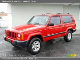 Image result for Flame Red 1999 Wrangler