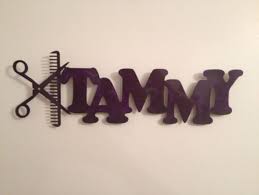 Custom Hair Stylist Metal Sign Free Shipping Salon Signs Hair Salon Decor Hair Stylist