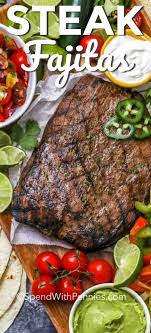 Beef Fajitas Just Got An Upgrade With These Easy Authentic Flank Steak Fajitas We Love Serving These When I Steak Fajitas Flank Steak Fajitas Fajita Marinade