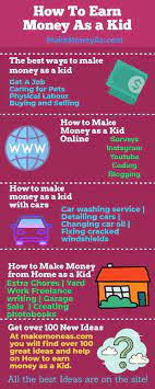 Or, you can work with your parents. How To Earn Money As A Kid Make Money As