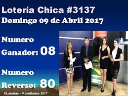 Loteria Nacional De Honduras Sorteo Loteriachica Del Domingo 09 04 2017 Loteria Loteria Nacional Honduras