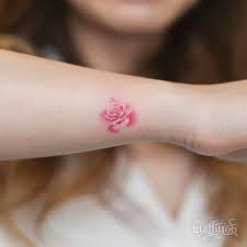 Dainty small tattoo ideas and designs. Wrist Small Pink Rose Tattoo Novocom Top