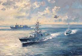 In this military collection we have 22 wallpapers. Canadian Naval Ships Bound For The Persian Gulf During The Gulf War 1991 Marine Art Maritime Art Royal Canadian Navy
