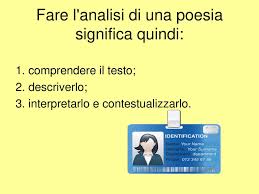 Come Si Fa Un Analisi Di Una Poesia Poesie Poesie