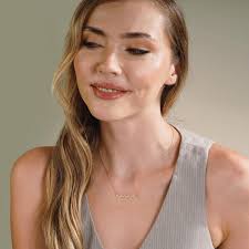 Personalized Lowercase Name Necklace, Minimalist Cursive Font Necklace,  Dainty Small Jewelry, Handmade Silver Pendant, Gift for Her, Women