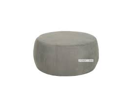 Gorgeous creatures make beautiful custom made round cowhide ottomans. Weyburn 79 Fabric Ottoman Light Grey