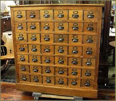 August 12, 2012 by erin spain 107 comments. Antique Library Card Catalog Cabinet Home Design Ideas Card Catalog Cabinet Library Card Catalog Cabinet Library Card Catalog