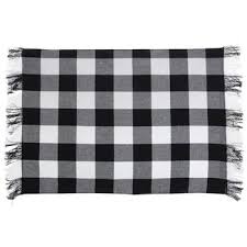 Black And White Buffalo Plaid Ribbon Hobby Lobby Buffalo Check Fringe Placemat Hobby Lobby 1800408 In 2020 Placemats Fabric Bolts Heavy Duty Furniture
