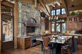 We want you to observe and find out the best ideas of cabin kitchen designs showing rustic style that will be a real comeback for kitchen decoration world. 53 Sensationally Rustic Kitchens In Mountain Homes Cabin Kitchens Rustic Kitchen Design Rustic House