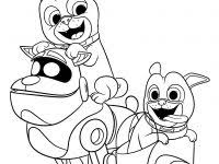 These color wonder pages are filled with your child's favorite puppy dog pals characters, bingo and rolly. Easy Puppy Dog Pals Coloring Pages Free To Print For Adults Pictures Ecolorings Info