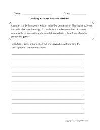 Englishlinx Com Poetry Worksheets In 2020 Poetry Worksheets Poetry Writing Poetry