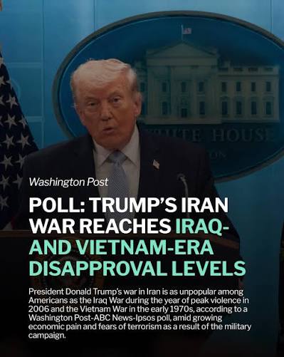 Americans don't want another forever war.  https://www.washingtonpost.com/politics/2026/05/01/poll-trump-iran-war-iraq/