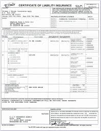 Certificate Of Liability Insurance Form Fillable For Certificate Of Insurance Template Certificate Templates Business Plan Template Liability Insurance