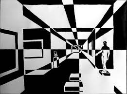 Zeichnen Malen Ab 16 J Erwachsene Interieur Perspektive Schwarz Weiss Op Art Kunstschule Hochstadt