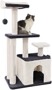 Giving them their outdoor playhouse to let their imagination run wild is one of the most rewarding things a parent can do for their children. Mc Star Stable Cat Scratching Post With Two Door Caves Playhouse Multiple Platforms And Toy Plush Balls With Bells Climbing Tree For Cats Medium Height 100 Cm Grey And Beige Amazon De Pet