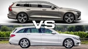 2019 Volvo V60 Vs 2018 Mercedes C Class Estate Youtube