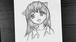 Feel free to share ask questions or. Anime Girl Drawing With Pencil How To Draw Anime Girl Beautiful Girl Drawing Pencil Drawing Youtube