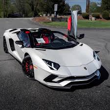 Lamborghini Aventador S Roadster Painted In Balloon White Photo Taken By Lamboboston On Instagram Lamborghini Lamborghini Aventador Sports Cars Luxury