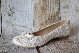 Flache Brautschuhe Ballerinas Spitze Creme Beige Kleiderfreuden Brautschuhe Hochzeitsschuhe Hochzeit Schuhe Flach