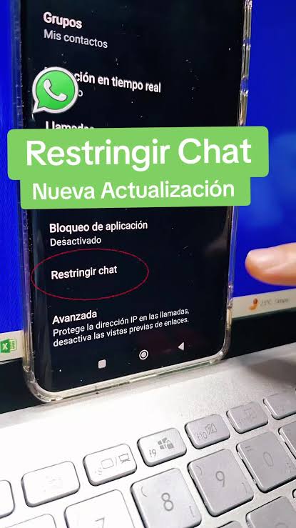 Restringir chats Nueva Función en WhatsApp #whatsapptips #whatsapphacks #whatsapp
