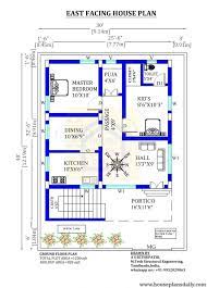 30x40 East Facing Vastu Home Model
