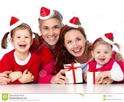 Familia Feliz Que Celebra La Navidad Imagen De Archivo Imagen De Disfrute Gente 27602403