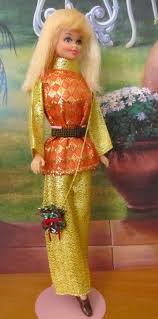Vintage Barbie Doll Clone Maddie Mod Hong Kong 1960s Vintage Metallic Two Piece Outfit Barbie Dress Vintage Outfits Formal Dresses Long