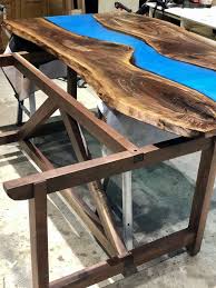How To Attach Table Top To Base Video Guide Pahjo Designs In 2020 Slab Dining Tables Epoxy Wood Table Slab Dining