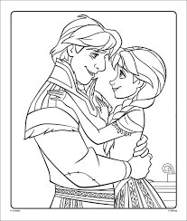 Fans Of The Disney Frozen Movies Can Color This Anna And Kristoff Coloring Page From Frozen Free Coloring Pages Disney Coloring Pages Christmas Coloring Pages