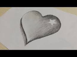 How To Draw A 3D Heart - #3D #Drawings | Easy Drawings, Drawings, Art  Drawings Simple