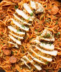 Chicken breast with orange and chorizoon dine chez nanou. Chicken And Chorizo Pasta Don T Go Bacon My Heart