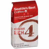 Seattle's best coffee describes its flavor as smoky and intense, and this is clearly what can be expected. Seattle S Best Level 4 Medium Dark Rich Ground Coffee 20 Oz Smith S Food And Drug