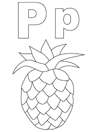 Maybe you would like to learn more about one of these? Pineapple Letter P Coloring Page Free Printable Coloring Pages For Kids
