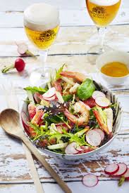 Salade De Crevettes Radis Et Pamplemousse Salade De Crevettes Salades Composees Recettes De Cuisine