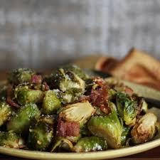 Air Fried Crispy Brussels Sprouts With Lemon Garlic And Parmesan Recipe Air Fryer Recipes Healthy Air Fryer Recipes Appetizers Brussel Sprouts