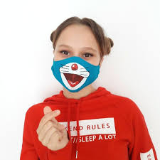 Doraemon Dust Musk In 2020 Mask For Kids Totoro Textile Doll