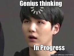Mingenius Bts Funny Bts Memes Bts Suga