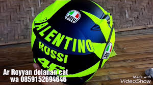 5:24 dally 46 13 036 просмотров. Repaint Airbrush Kyt Rc7 Rossi Vr46 Soleluna 2019 2018 Youtube