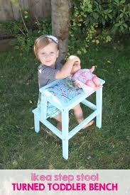 Plain Jane Step Stool Turned Pretty Multipurpose Toddler Bench Mama Papa Bubba Toddler Desk Kids Deco Step Stool
