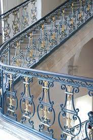 Staircase Versailles France Steel Railing Design Iron Stair Railing Door Glass Design