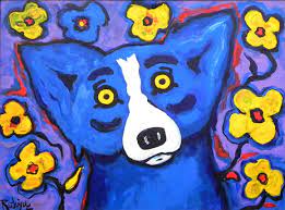 The artist, george rodrigue, recently passed away and of course his art has skyrocketed. 1 Day Camp Blue Dog February 15th Sunflower Art Studio