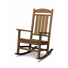Polywood Presidential Recycled Plastic Wood Patio Rocking Chair By Teak R100te Rocking Chair Set Rocking Chair Porch Plastic Rocking Chair
