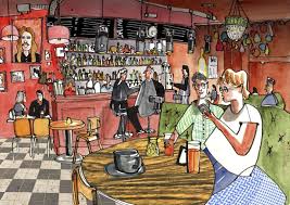 Urban sketcher Len Grant captures the quirky charm of Manchester's Northern  Quarter