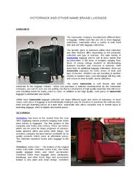 Generate name ideas, check availability, hold name contests. Victorinox And Other Name Brand Luggage By Katie Pooler Issuu