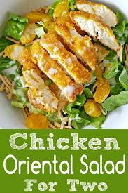This Delicious Chicken Oriental Salad Is Perfect For A Light Refreshing Lunch Or Romantic Date Night Dinner For Oriental Salad Recipe Cooking Cooking Recipes