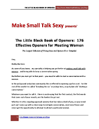 While no active threats were reported recently by users, sexyblog.tv is safe to browse. Little Black Book Of Openers Revised Pdfcoffee Com